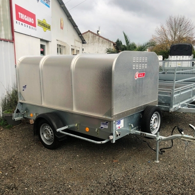 Bétaillère 1 essieu Ifor Williams P7e 1.12 m