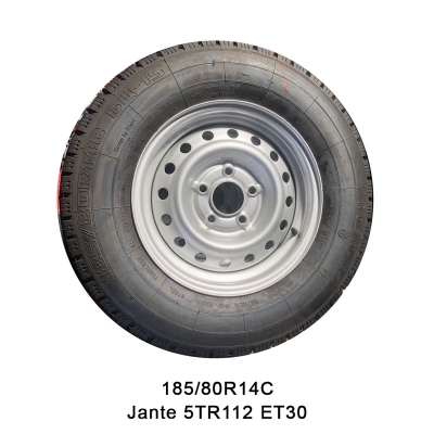 Roue complète 185R14C / 185/80R14C - 5TR112 ET30 - TR000343/684934