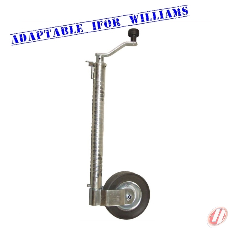 Roue jockey renforcée KFG35 compatible Ifor Williams P0475GW