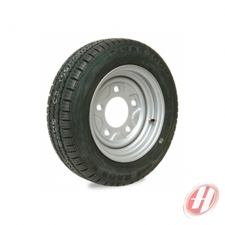 Roue Complète 155/70R12C Pour Remorque - Jante Acier 5 Trous 140mm Renforcée Et Performante